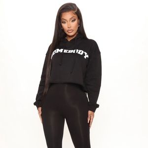 Homebody Crop Hoodie